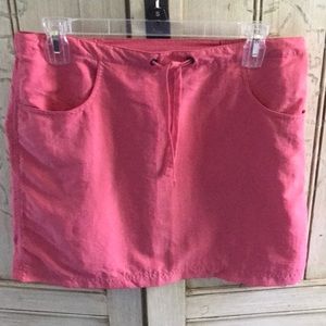 LL Bean skirt with adjustable drawstring waist